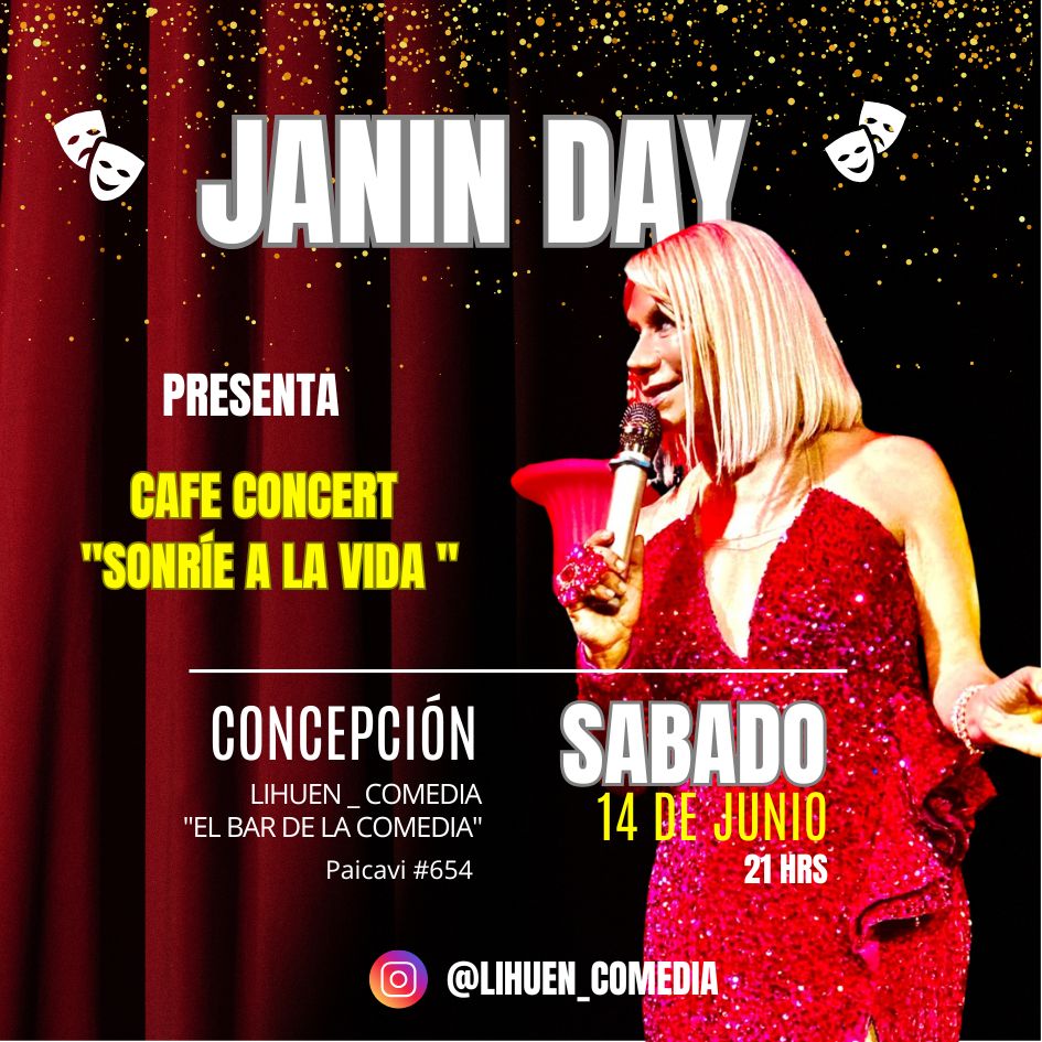 JANIN DAY PRESENTA "SONRÍE A LA VIDA" EN CONCEPCIÓN