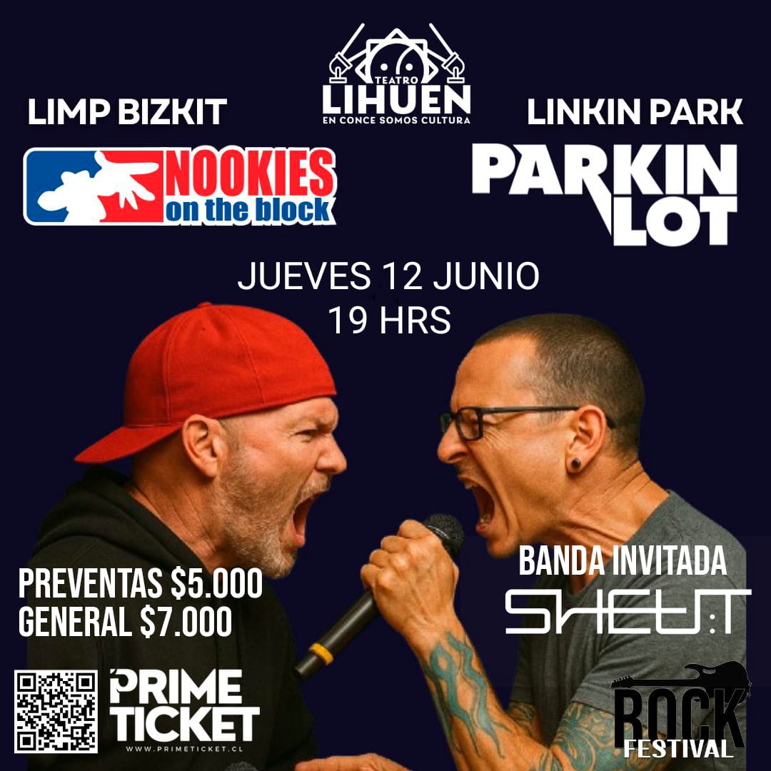 Tributo a Linkin Park y Limp Bizkit en Concepción 