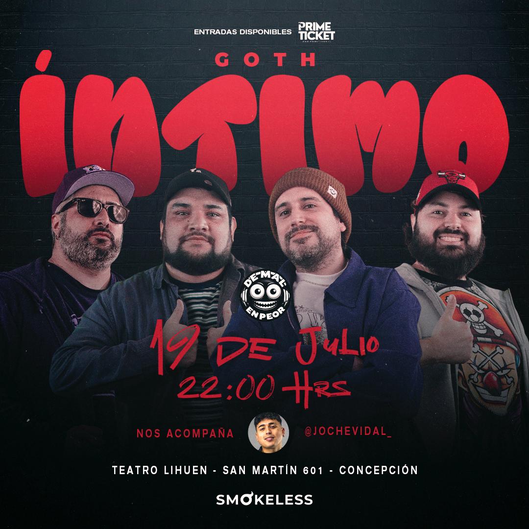 “DE MAL EN PEOR” GOTH ÍNTIMO EN TEATRO LIHUÉN 