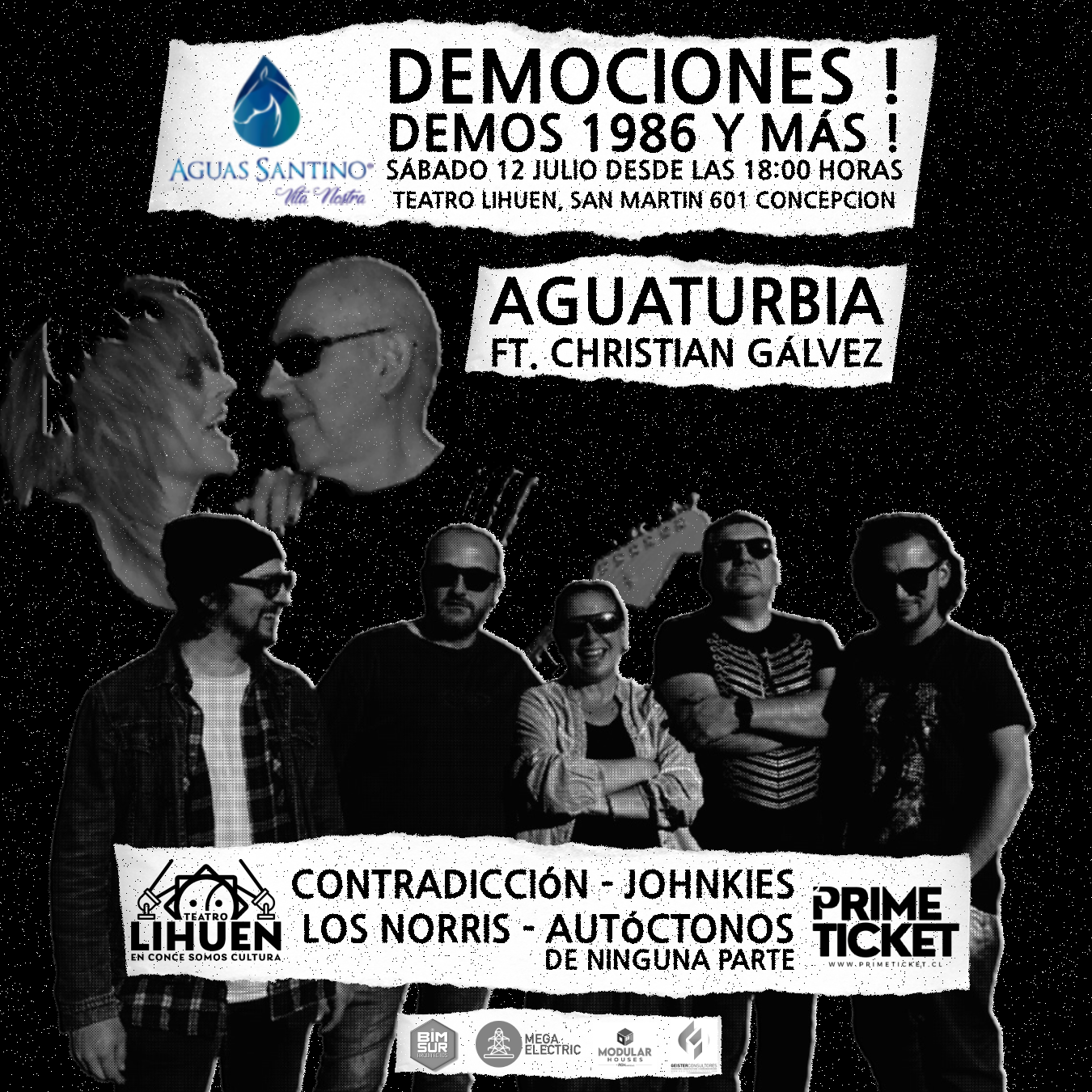 Aguas Santino y Demociones presentan: Festival Demos 1986 y Más !