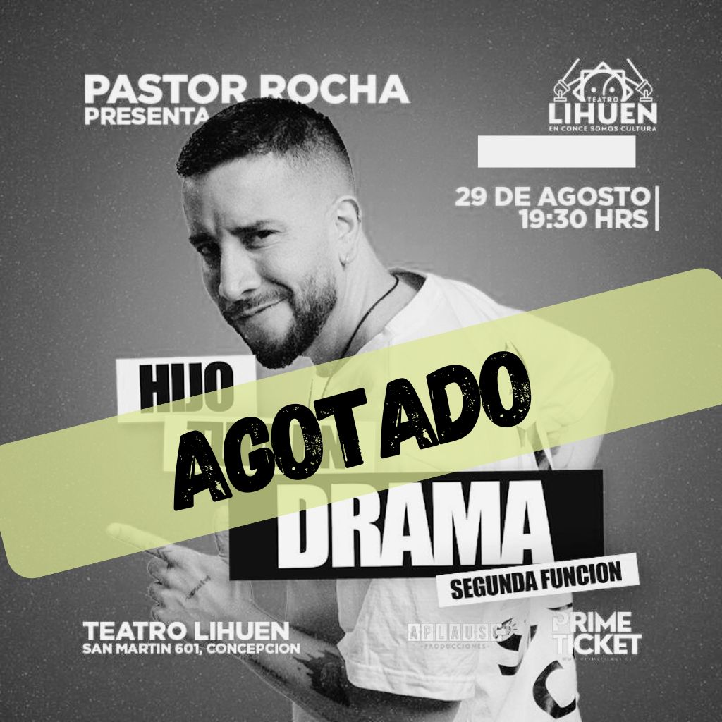 Pastor Rocha presenta “hijo tuve un drama” 19:30 horas