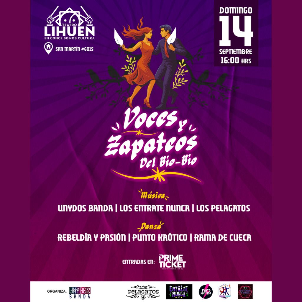 Voces y Zapateos del Bío-Bío en Teatro Lihuén