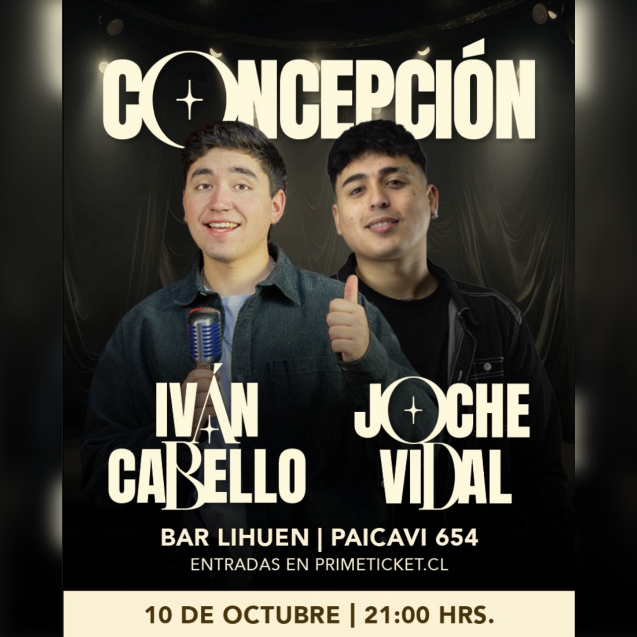 Ivan Cabello y Joche en Concepcion