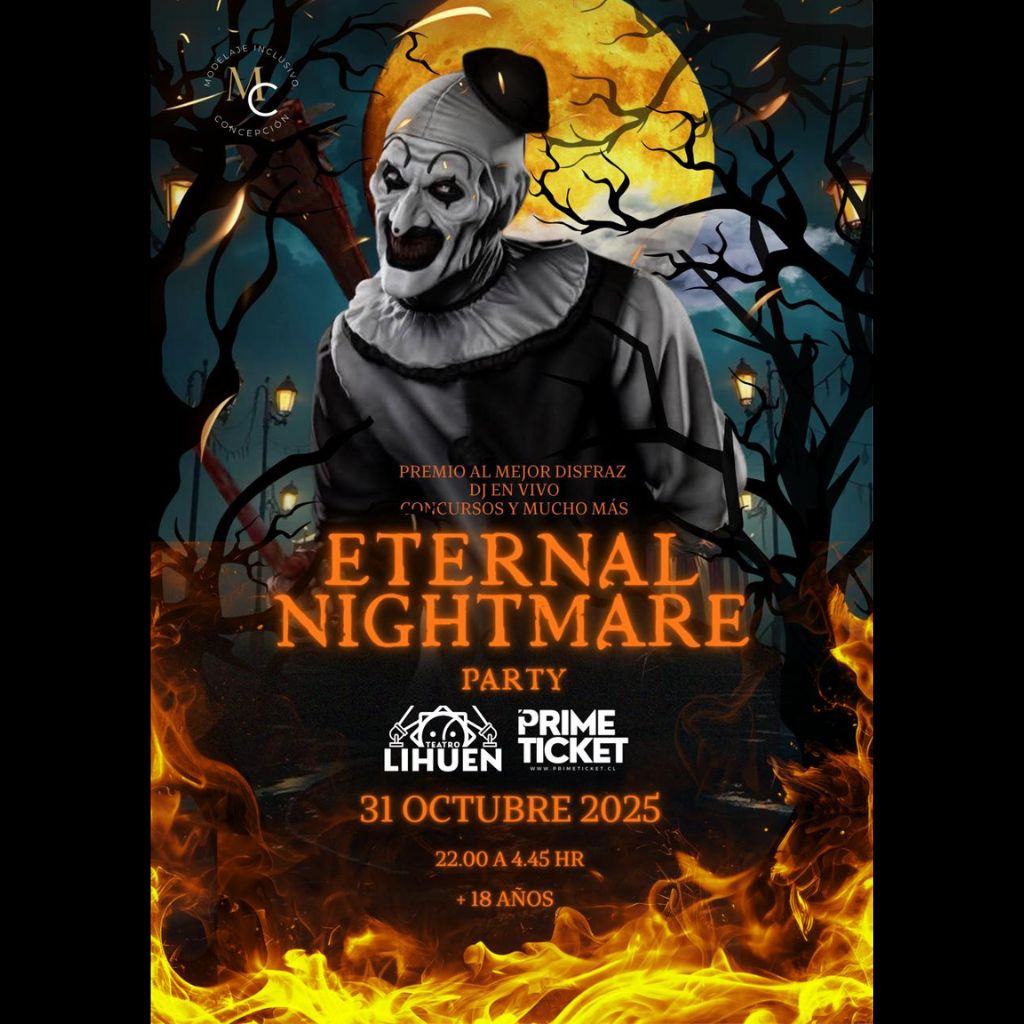 ETERNAL NIGHTMARE PARTY EN TEATRO LIHUÉN