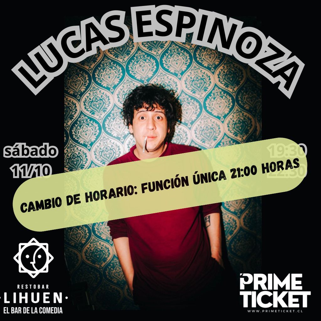 Lucas Espinoza en bar Lihuén - Doble función