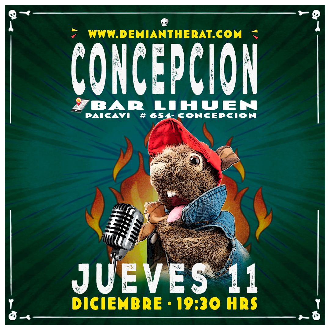 DEMIAN THE RAT PRESENTA "EL PRINCIPIO DEL FIN" EN BAR LIHUÉN