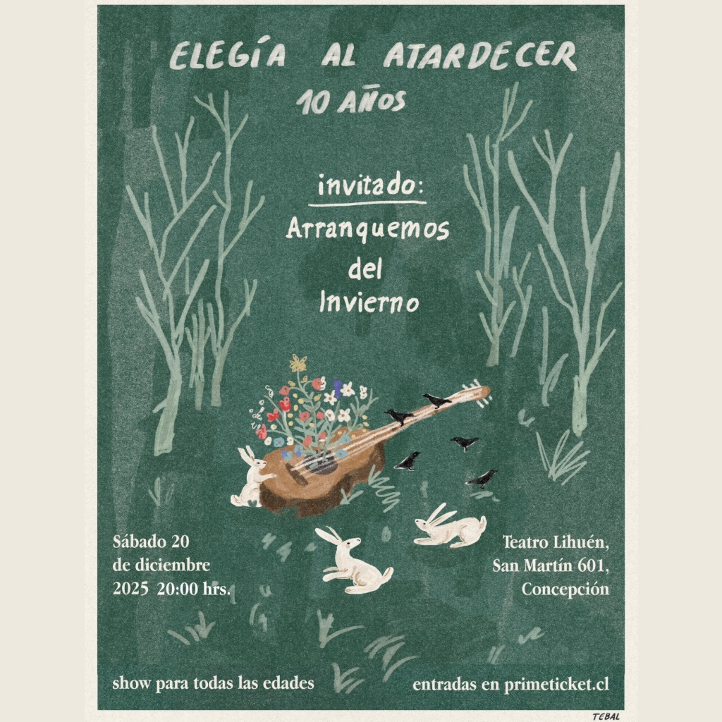 Elegia al atardecer en Teatro Lihuén 