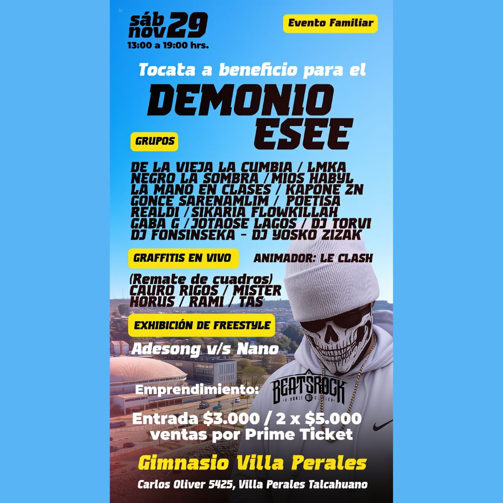 Tocata a beneficio para el Demonio Esee