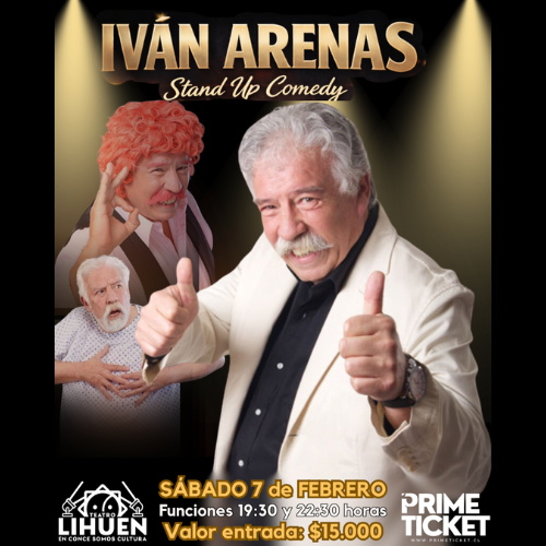 IVAN ARENAS EN TEATRO LIHUÉN DOBLE FUNCIÓN