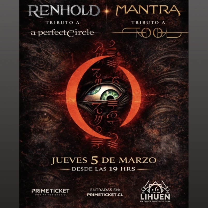 Tool y A Perfect Circle Tributos en Vivo