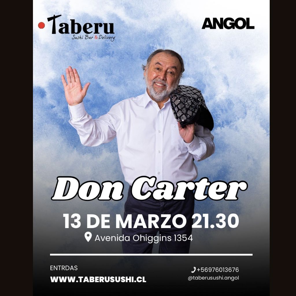 DON CARTER EN TABERU SUSHI ANGOL