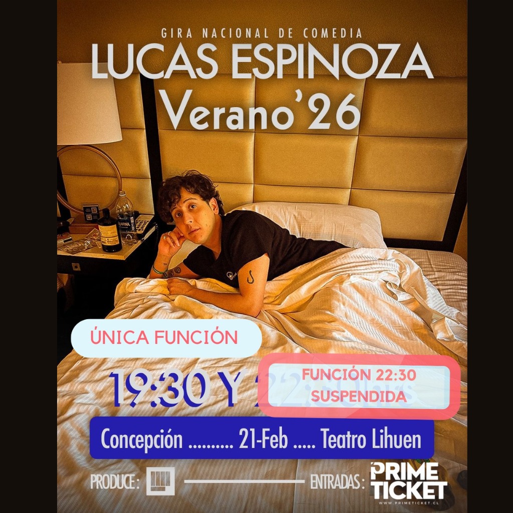 LUCAS ESPINOZA DOBLE FUNCIÓN EN TEATRO LIHUÉN