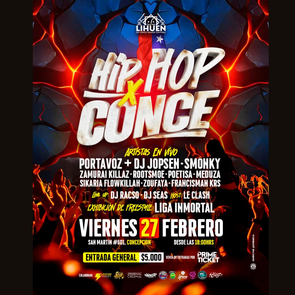 HIP HOP X CONCE EN TEATRO LIHUÉN 