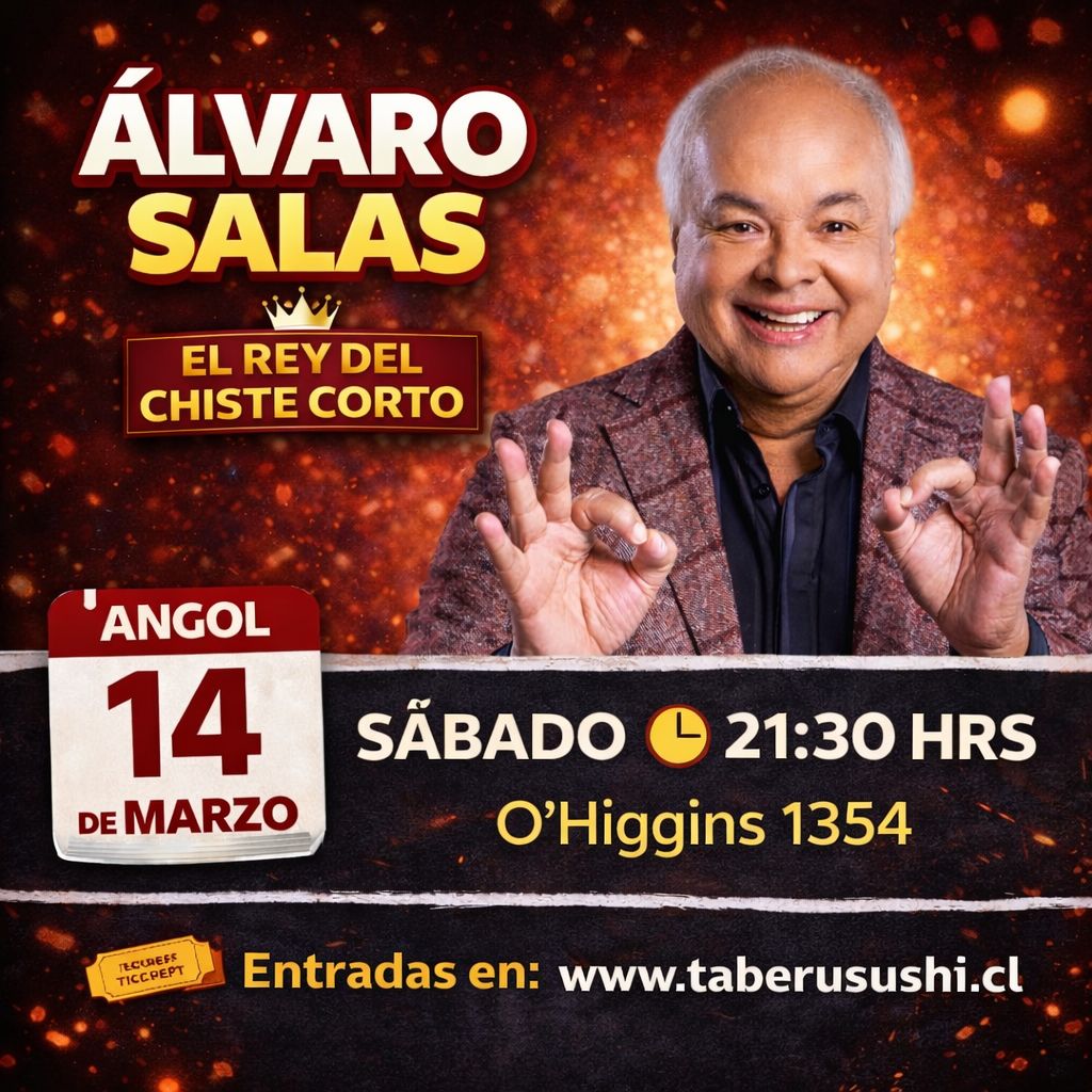 ÁLVARO SALAS EN TABERU SUSHI ANGOL 
