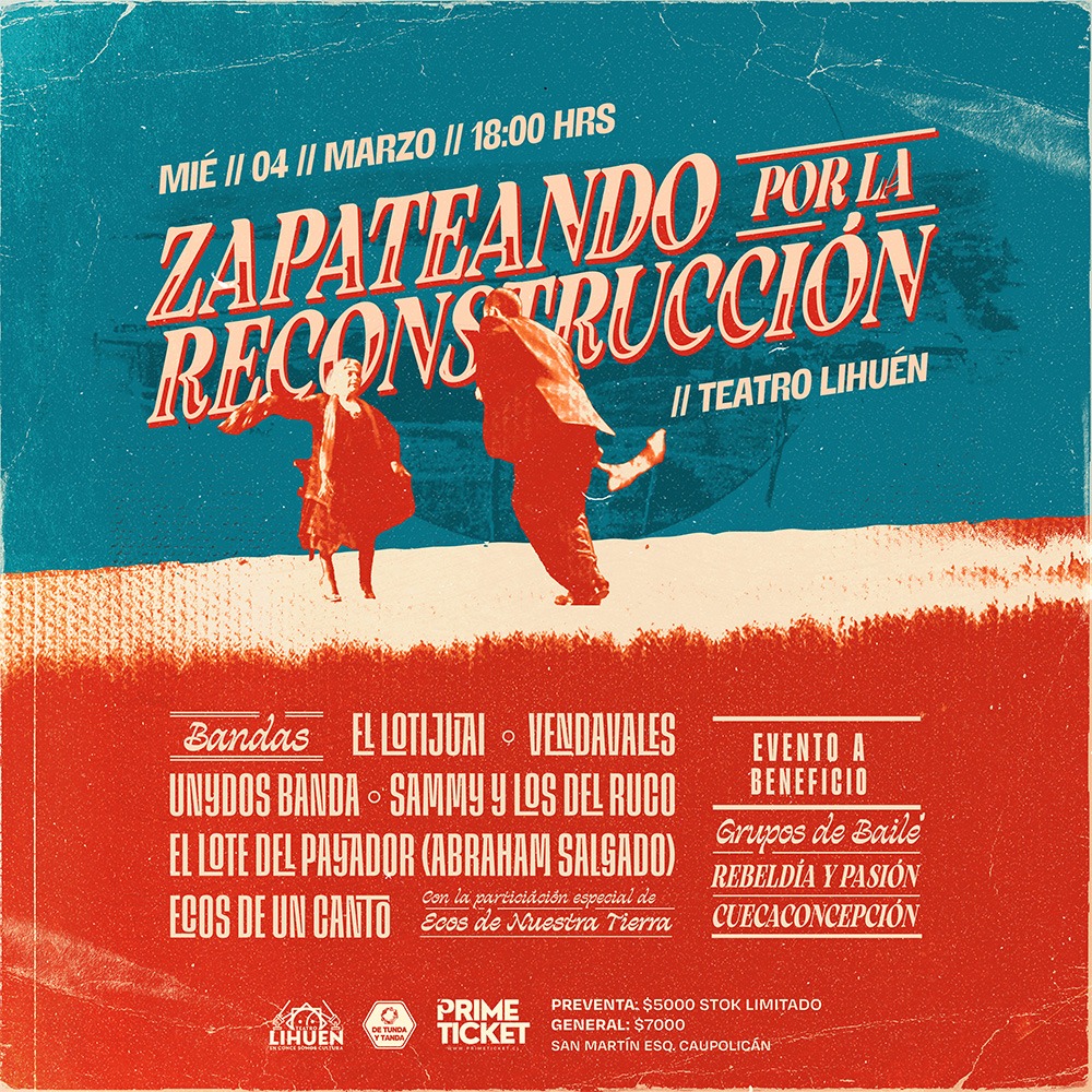 ZAPATEANDO POR LA RECONSTRUCCIÓN en Teatro Lihuén
