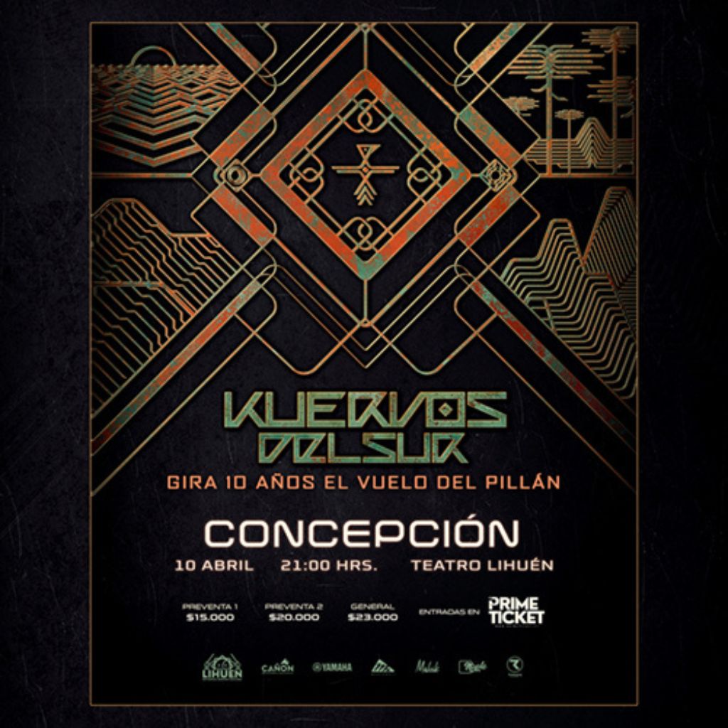 KUERVOS DEL SUR GIRA 10 AÑOS EL VUELO DEL PILLÁN En Teatro Lihuén