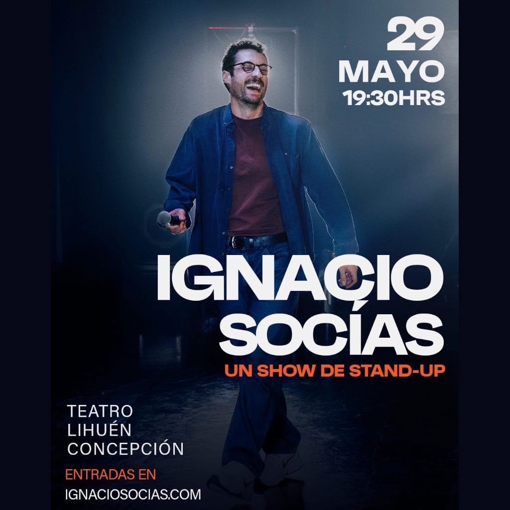 Ignacio Socías “un show de stand-up” 19:30