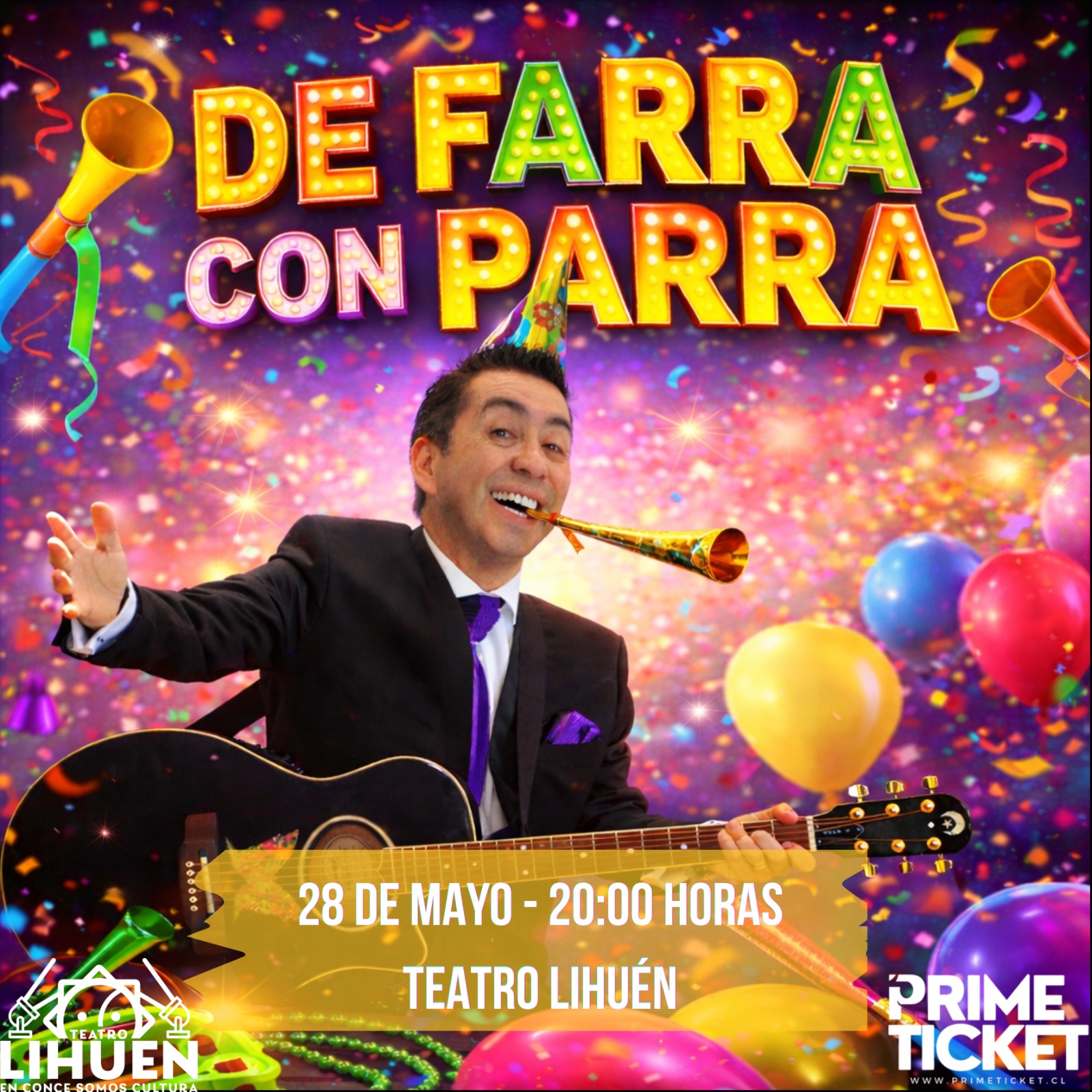 DE FARRA CON PARRA en Teatro Lihuén