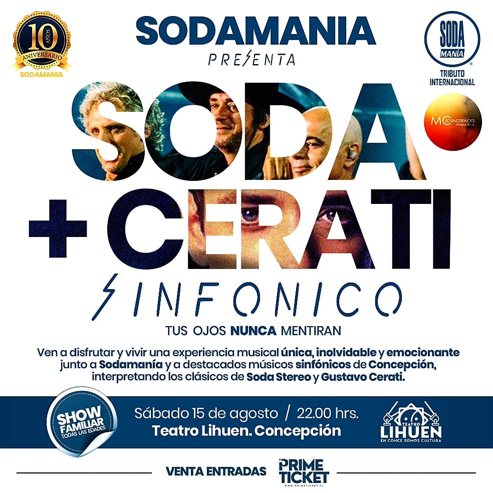 SODA STEREO Y GUSTAVO CERATI SINFÓNICO POR SODAMANIA 
