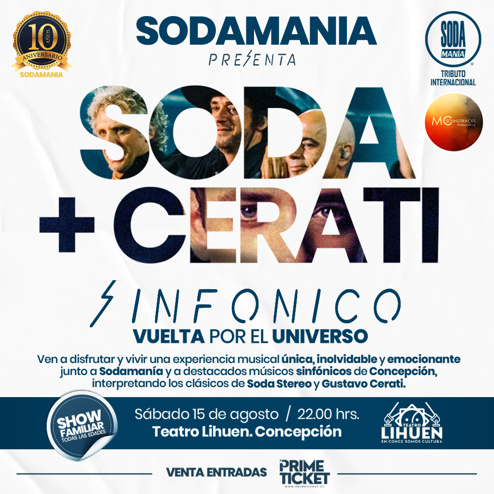 SODA STEREO Y GUSTAVO CERATI SINFÓNICO POR SODAMANIA 