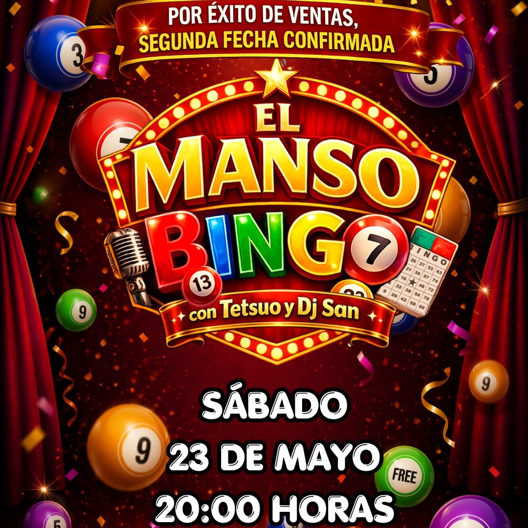MANSO BINGO EN TEATRO LIHUÉN