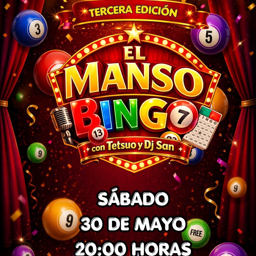 MANSO BINGO EN TEATRO LIHUÉN TERCERA EDICIÓN 