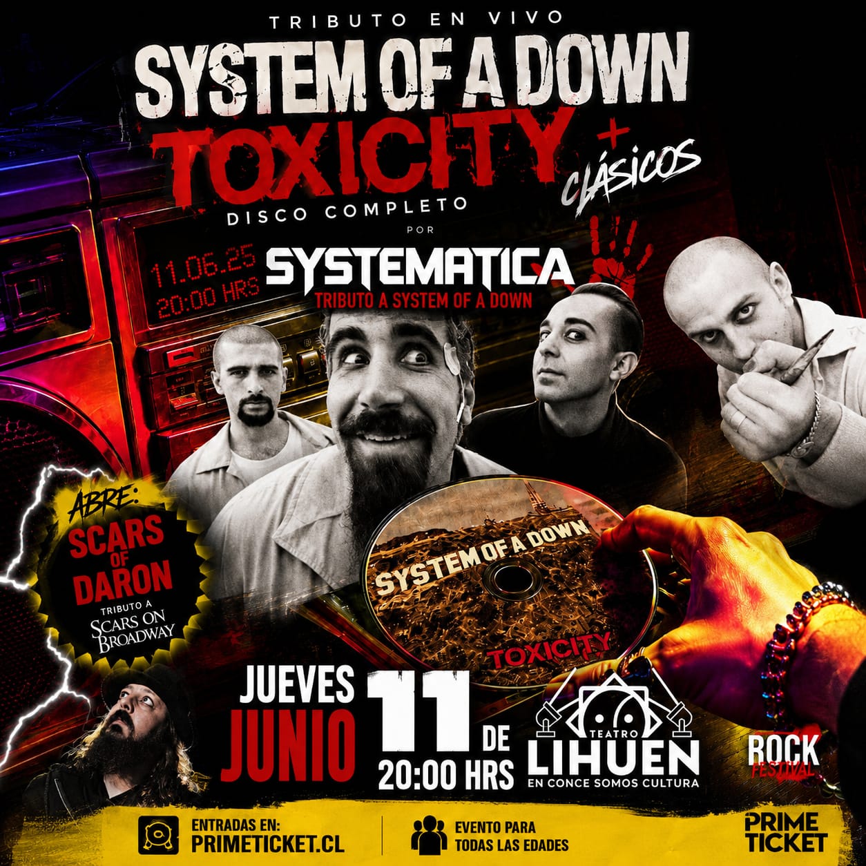 Toxicity en vivo SOAD
