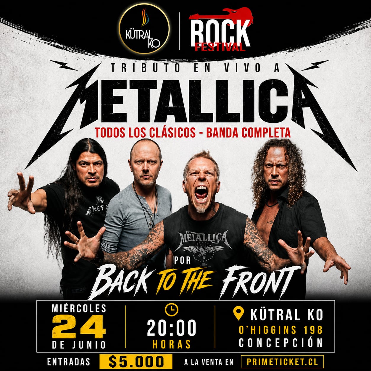 Metallica en vivo 