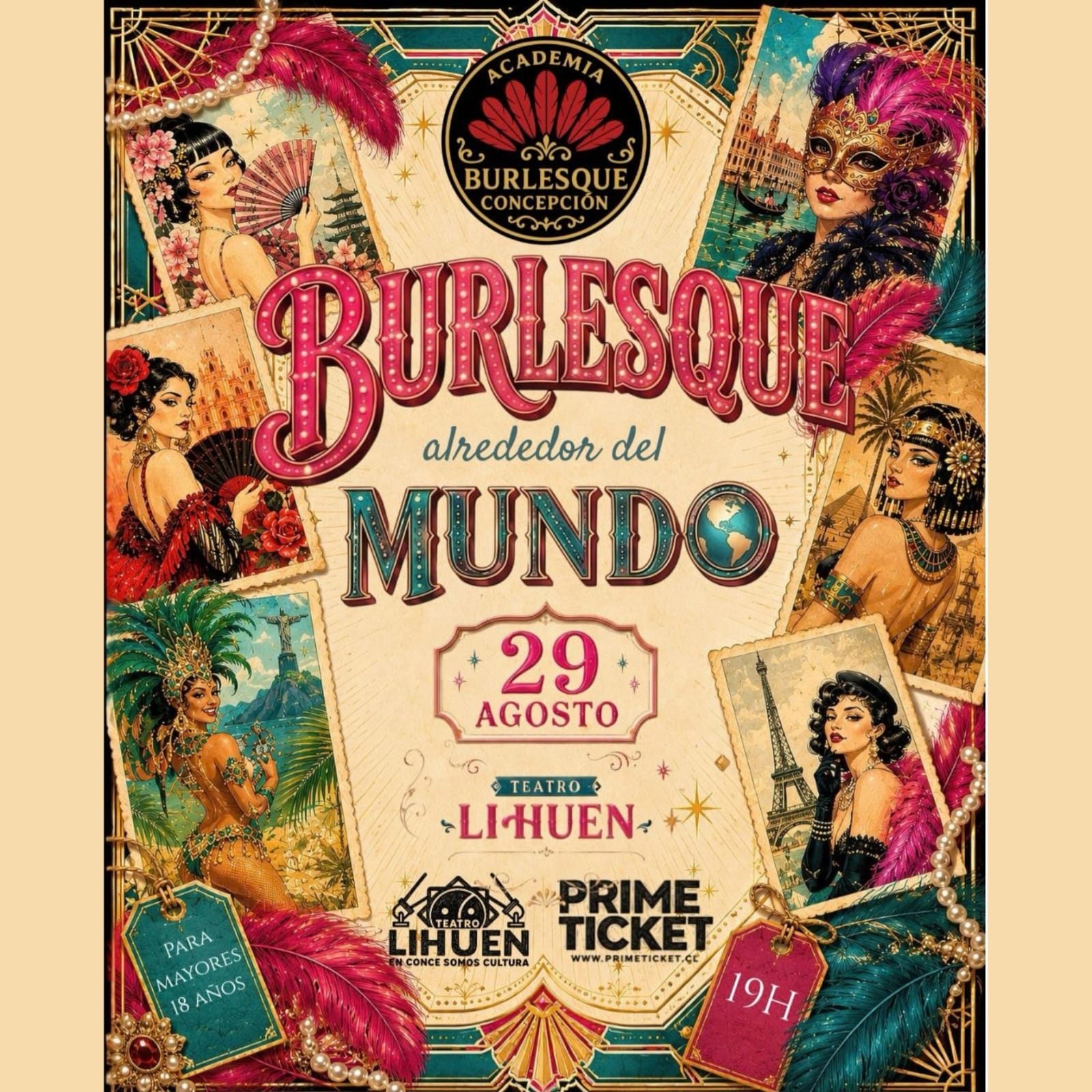 BURLESQUE ALREDEDOR DEL MUNDO 