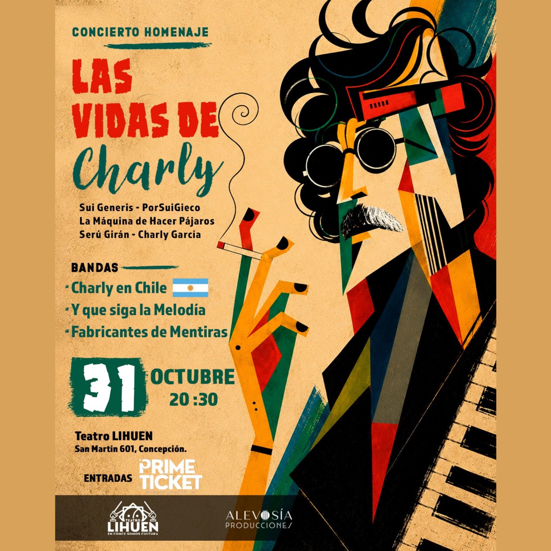 Las vidas de Charly en Teatro Lihuén 