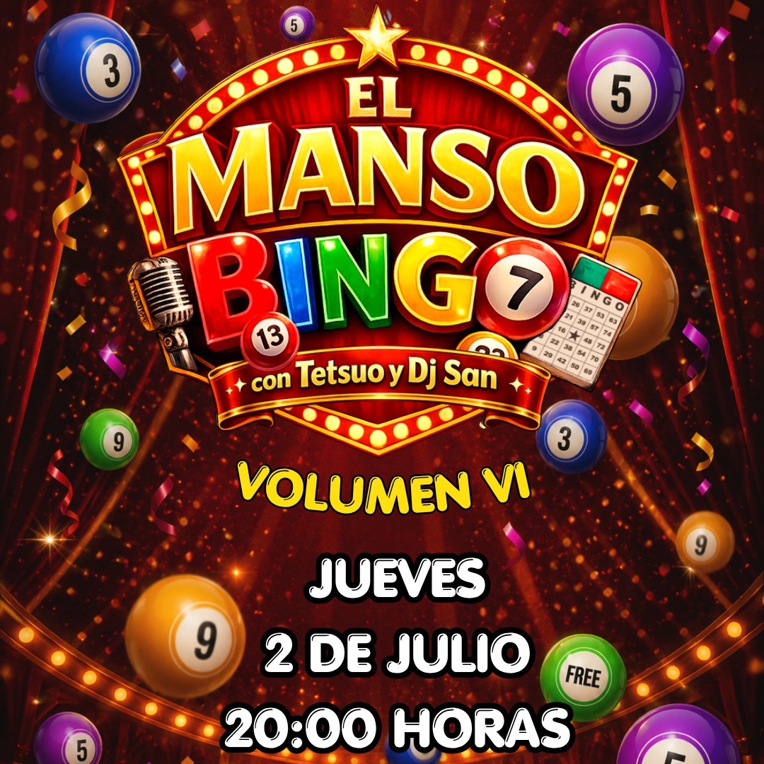 MANSO BINGO VOLUMEN VI EN TEATRO LIHUÉN