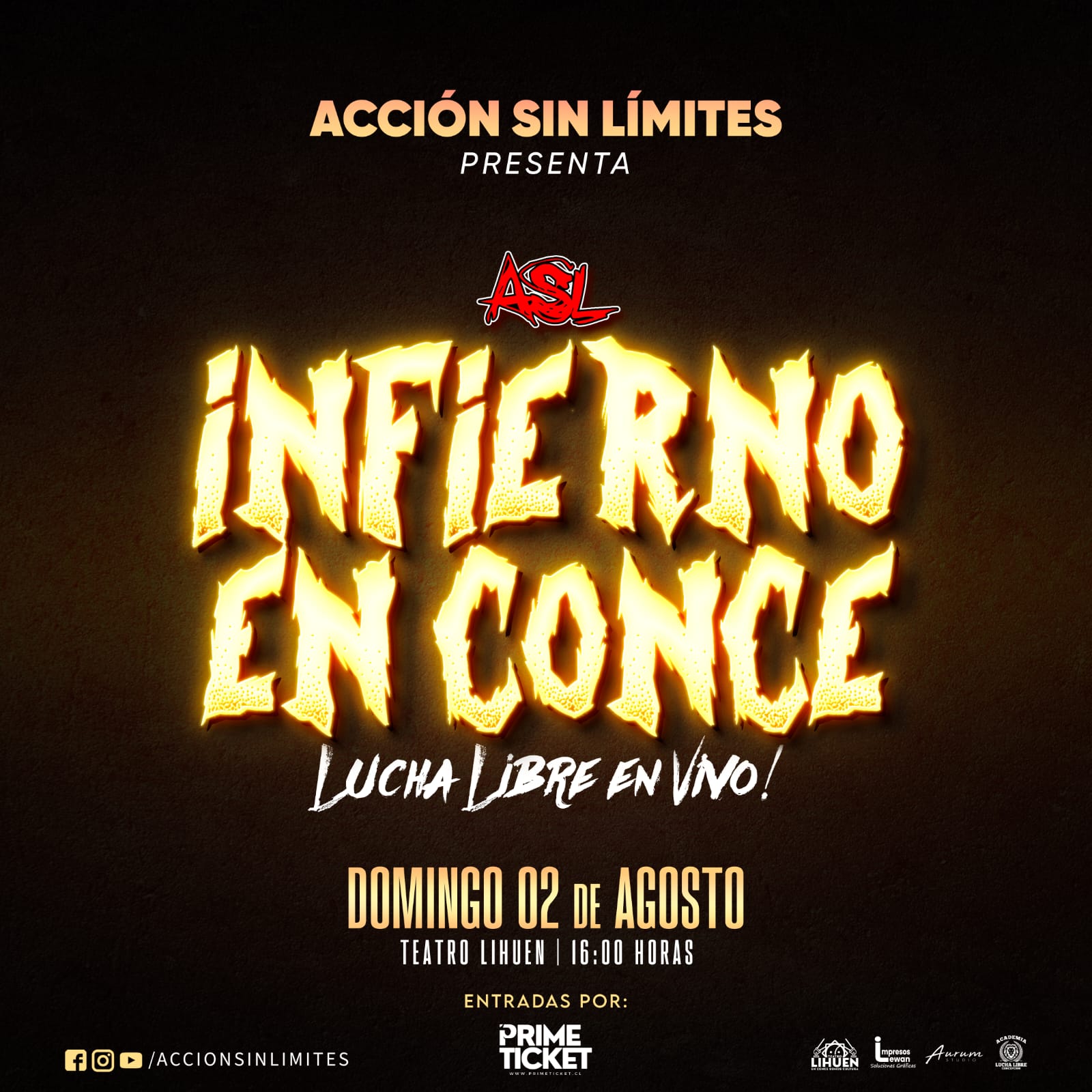 ASL Lucha Libre presenta INFIERNO EN CONCE
