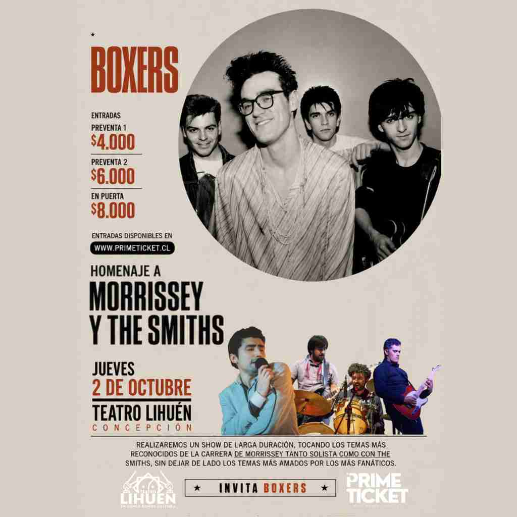 BOXERS – Homenaje a Morrissey & The Smiths