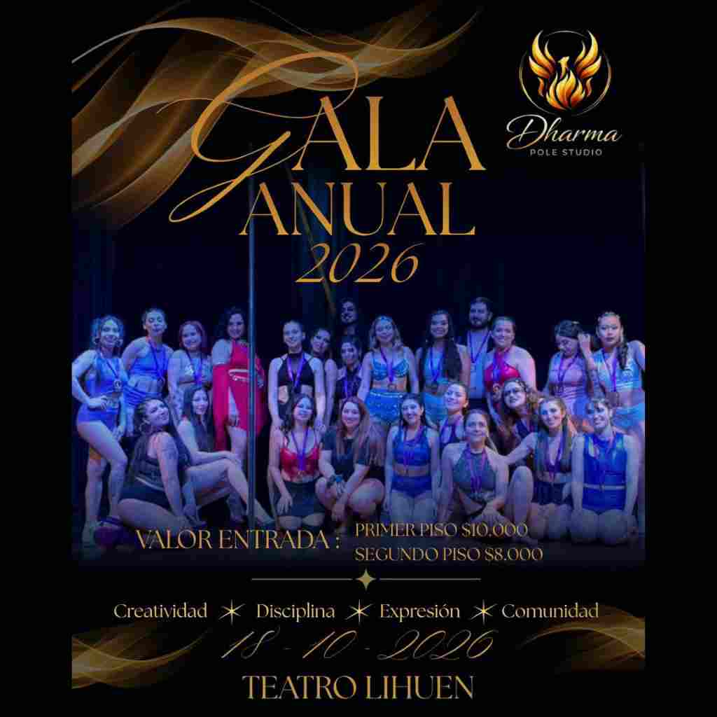 Gala anual 2026 Dharma pole studio 