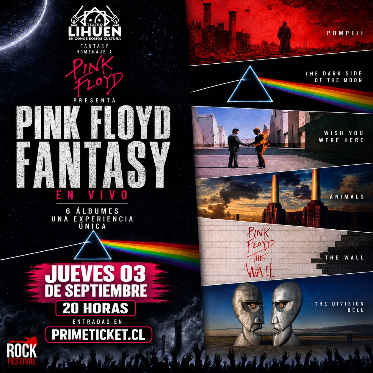 Pink Floyd Fantasy en Lihuen