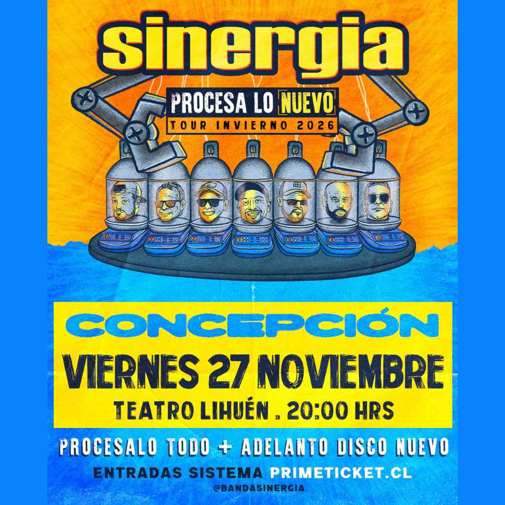 Sinergia show “Procesa Lo Nuevo" en Teatro Lihuén