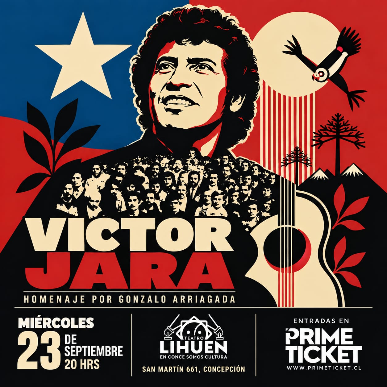 Víctor Jara Homenaje en el Teatro 