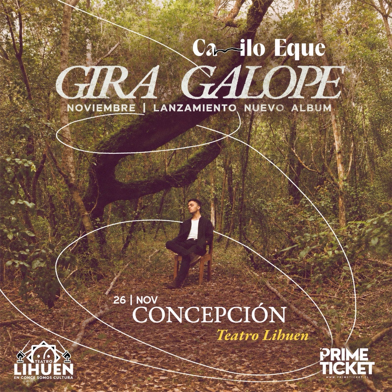 CAMILO EQUE PRESENTA SU NUEVO ÁLBUM "GALOPE" EN TEATRO LIHUÉN