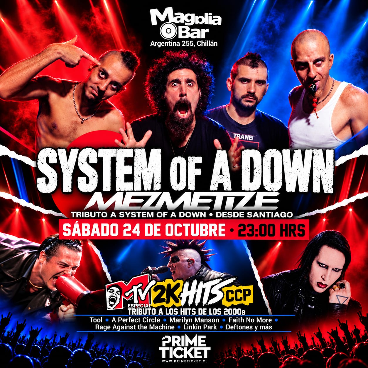 SOAD y MTV2K en Mag