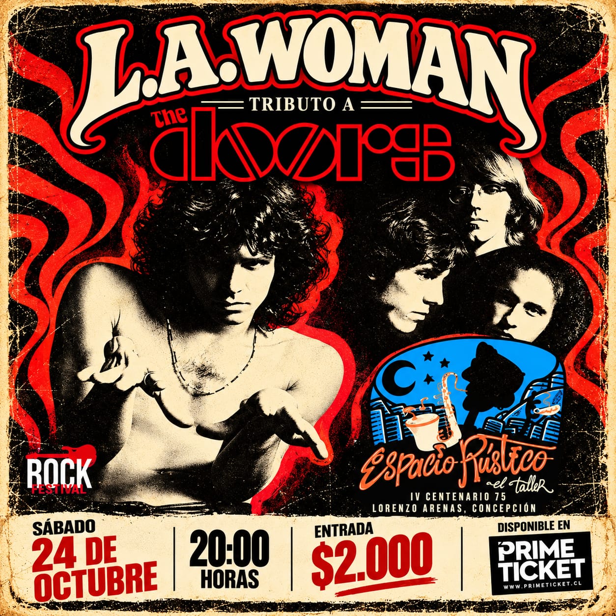 The Doors en Espacio Rustico