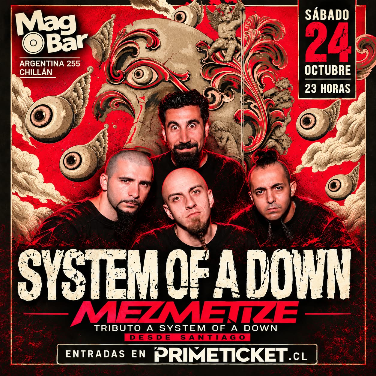 Tributo a System of a Down en Mag